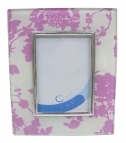 Glass Frame with Color Pattern