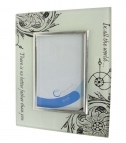 Glass Frame with Color Pattern