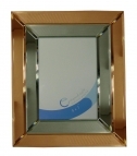 Double Bevelled Mirror Frame (BR+GY)