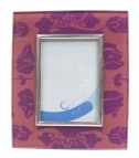 Glass Frame with Color Pattern